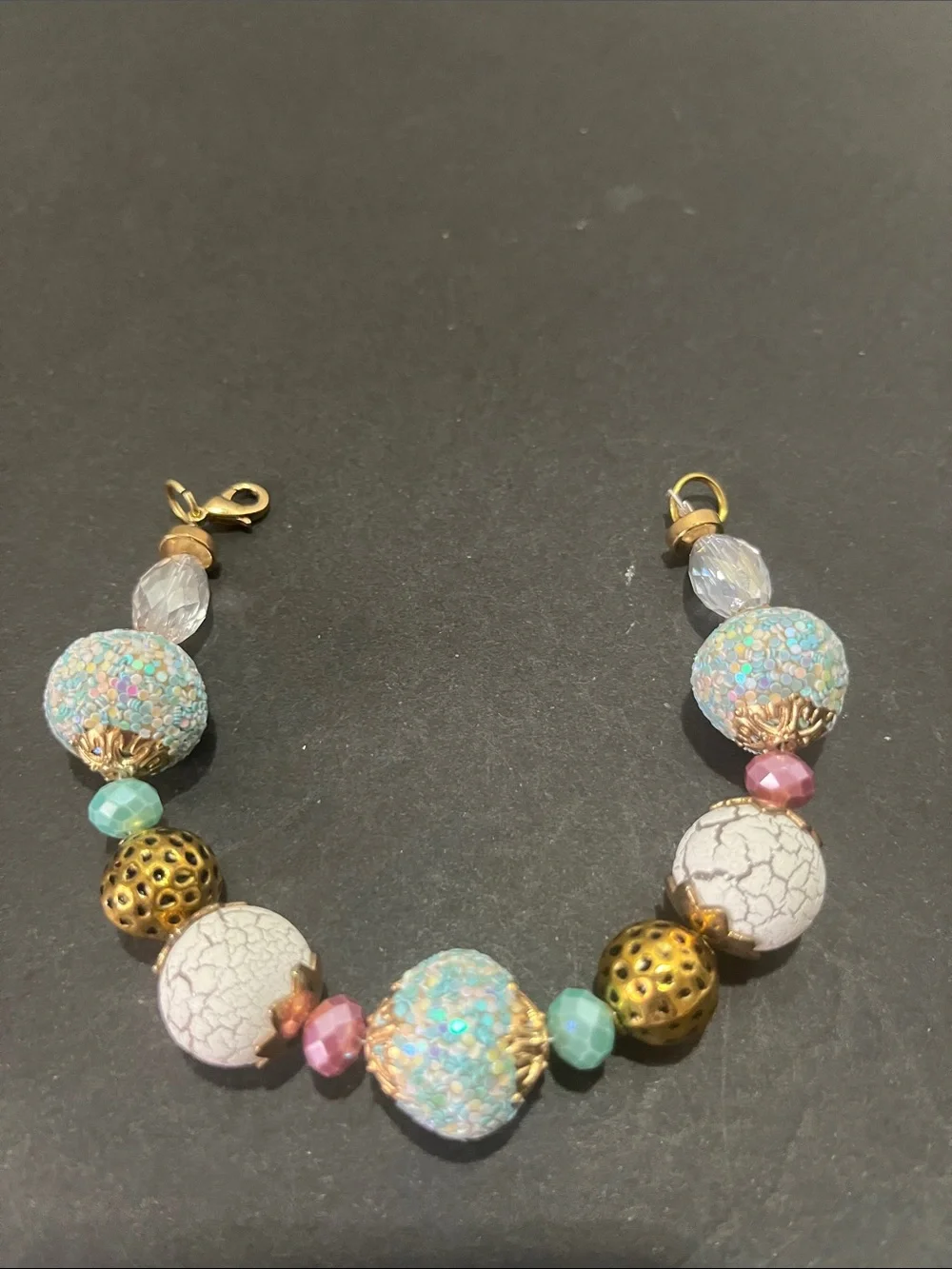Decorative Beaded Crystal Bracelet